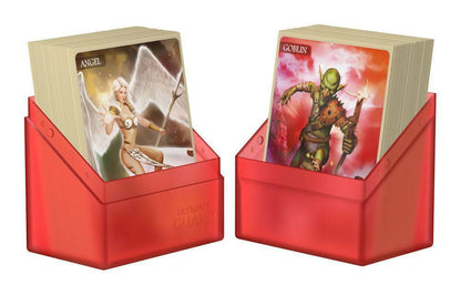 Ultimate Guard Deckbox - Boulder Deck Case Ruby 60+ Cards - Racoon Cave