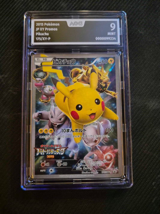 Pikachu 175/XY-P “Battle Festa 2015” – Japan Promo – AOG 9 (Mint) - Racoon Cave