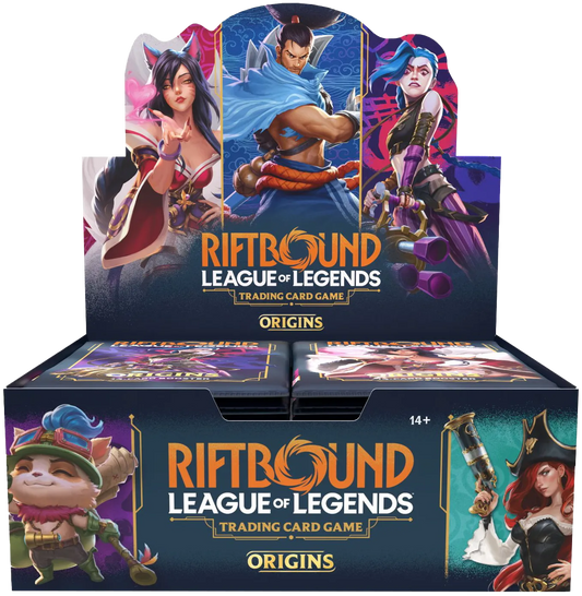 Riftbound:LoL – Set One: Origins – Booster Display – EN - Racoon Cave