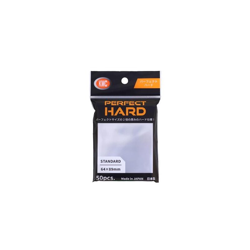 KMC Standard Sleeves - Perfect Hard ( 50 Sleeves ) - Racoon Cave