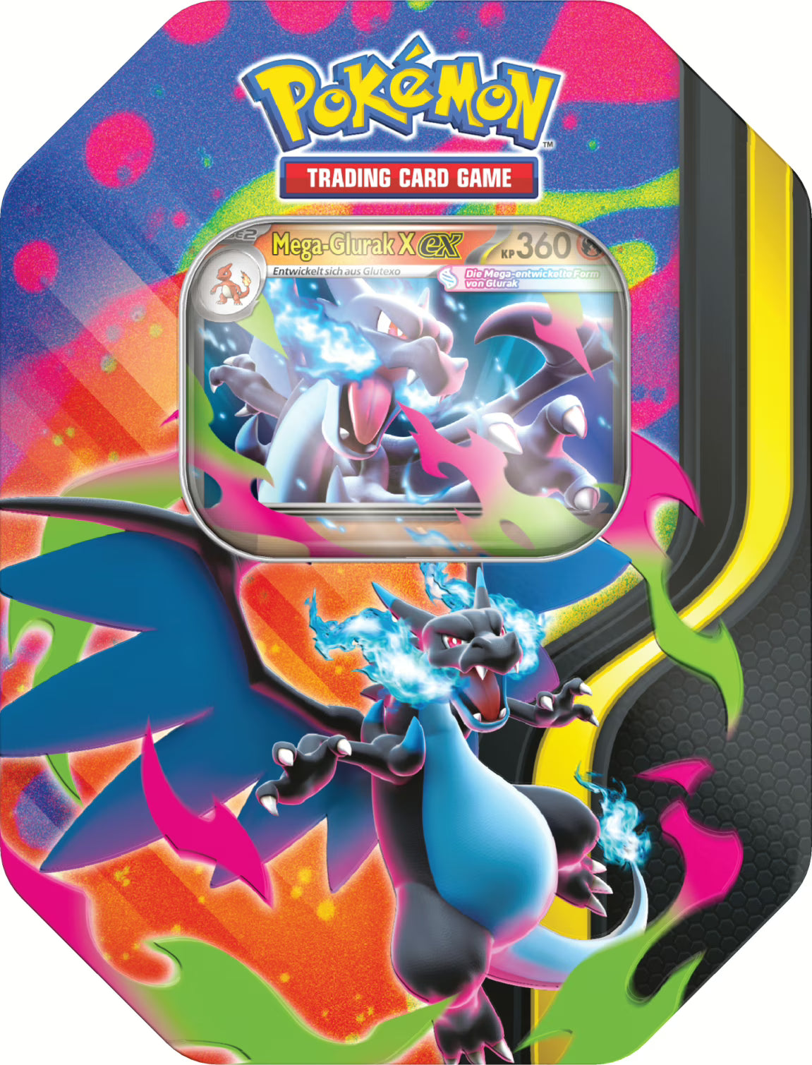PKM – Tin 126 Mega-Glurak X – (MBE3) - DE - Racoon Cave