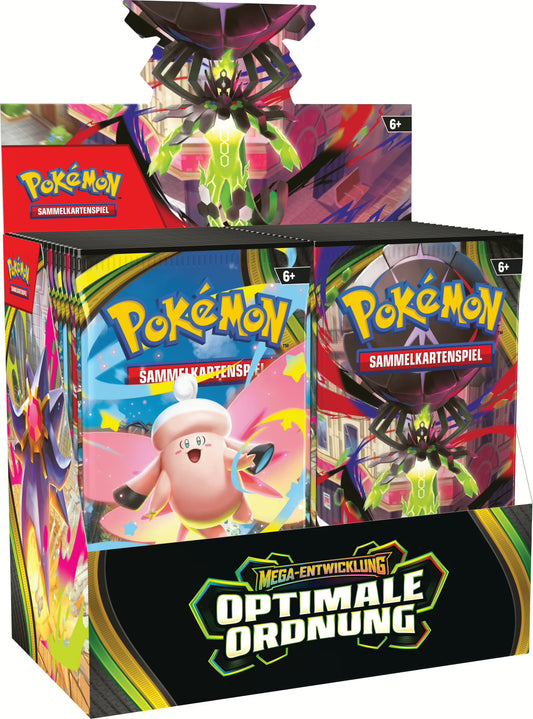 PKM – Mega-Entwicklung: Optimale Ordnung – Booster Display (36 Booster) – DE - Racoon Cave