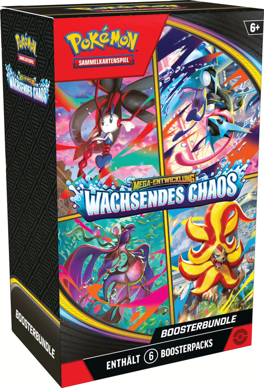 PKM – ME04 Wachsendes Chaos – Boosterbundle – DE - Racoon Cave