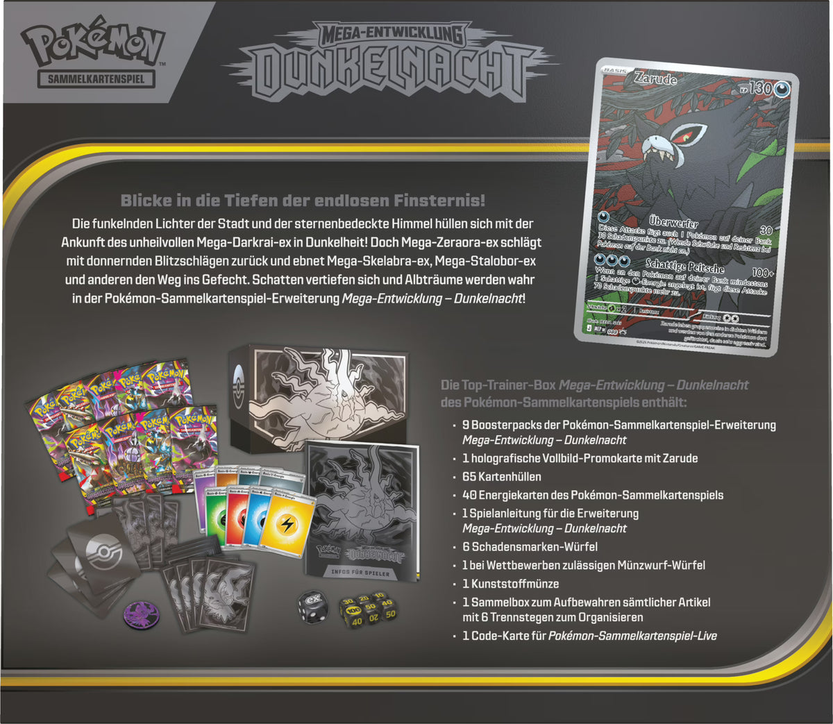 PKM – ME05 Dunkelnacht – Top-Trainer-Box MBE4 – DE - Racoon Cave