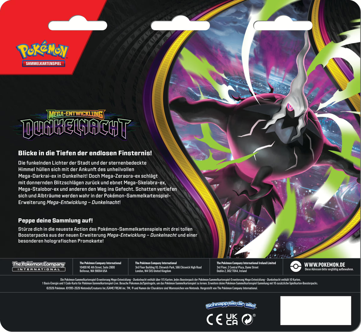 PKM – ME05 Dunkelnacht – 3-Pack-Blister MBE6 – DE - Racoon Cave
