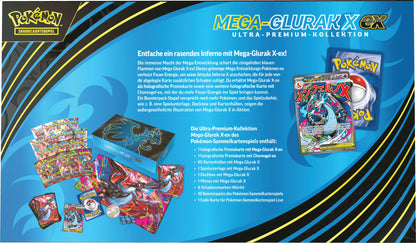 PKM – Ultra-Premium-Kollektion Mega-Glurak X-ex – DE - Racoon Cave