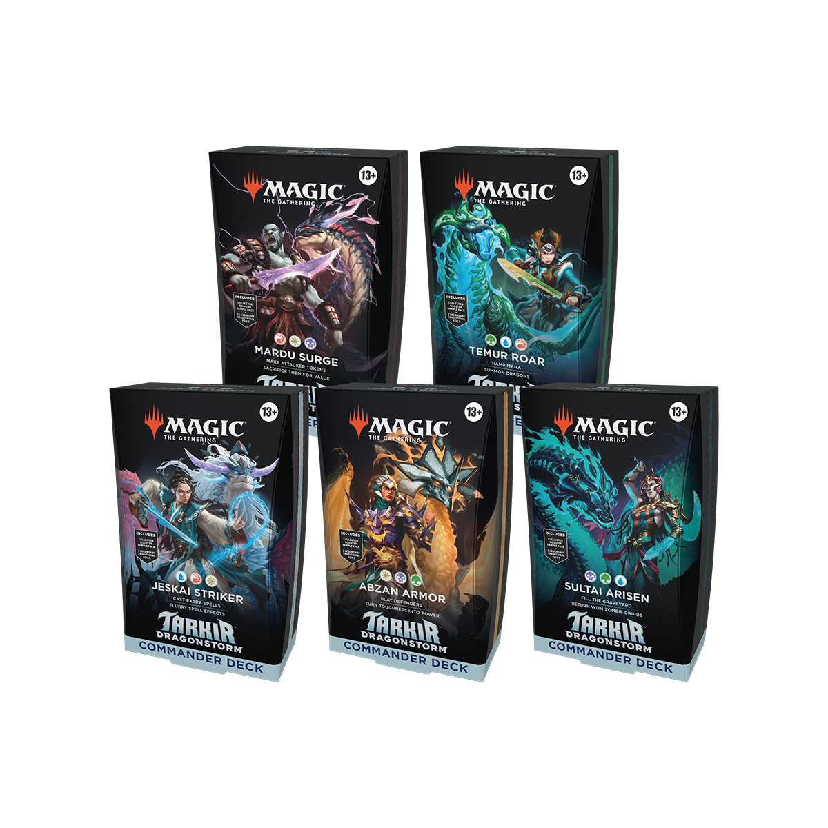 MTG CommanderDeck Display - Tarkir:Dragonstorm EN - Racoon Cave