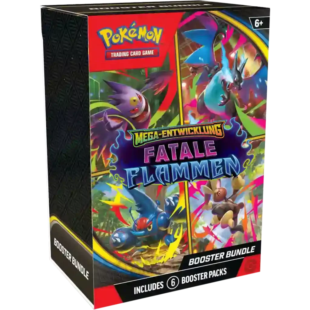 PKM – Karmesin & Purpur: Fatale Flamme – Booster-Bundle – DE - Racoon Cave