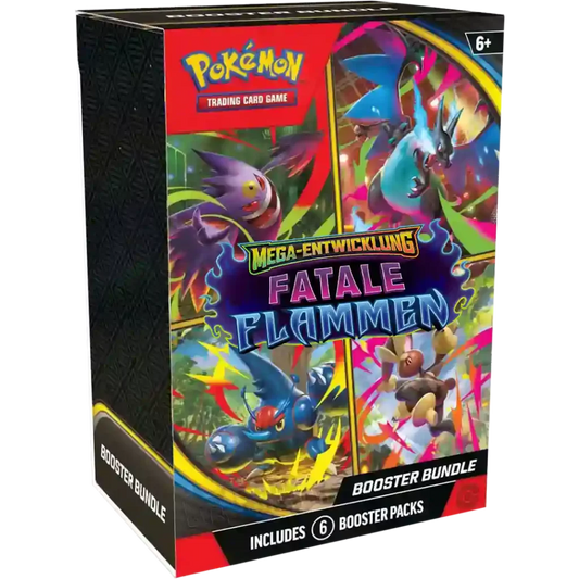 PKM – Karmesin & Purpur: Fatale Flamme – Booster-Bundle – DE - Racoon Cave
