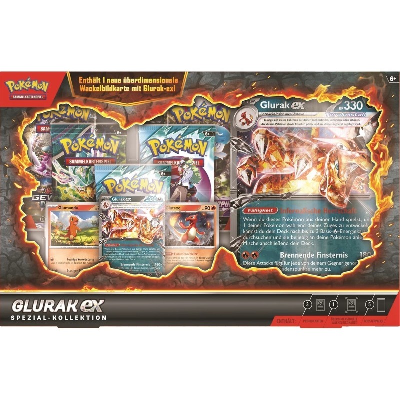 PKM – Glurak-ex – Spezial-Kollektion – DE - Racoon Cave