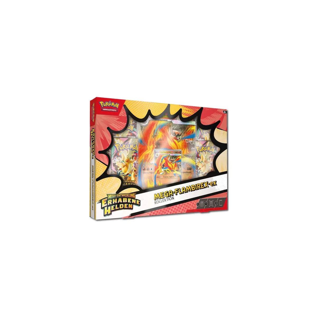 PKM – ME02.5 Erhabene Helden – Mega-Flambirex-ex Kollektion – DE - Racoon Cave