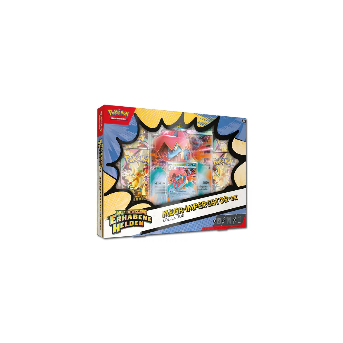 PKM – ME02.5 Erhabene Helden – Mega-Impergator-ex Kollektion – DE - Racoon Cave