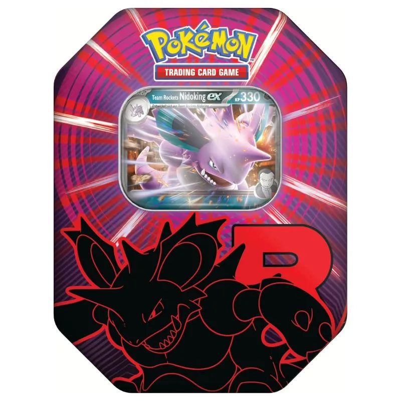PKM – KP 10 – Team Rockets Nidoking-ex Tin – DE - Racoon Cave