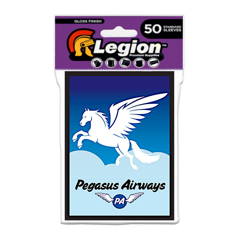 Legion Premium Sleeves Card Supplies Standard Size Gloss Pegasus Air 50 Pieces - Racoon Cave