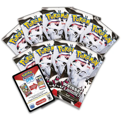 Pokémon – Karmesin & Purpur: KP10.5 – Boosterbundle – Weiße Flammen (DE) - Racoon Cave
