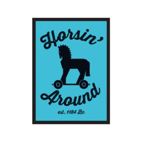 Legion Premium Sleeves Card Supplies Standard Size Gloss Horsin' Around 50Pieces - Racoon Cave