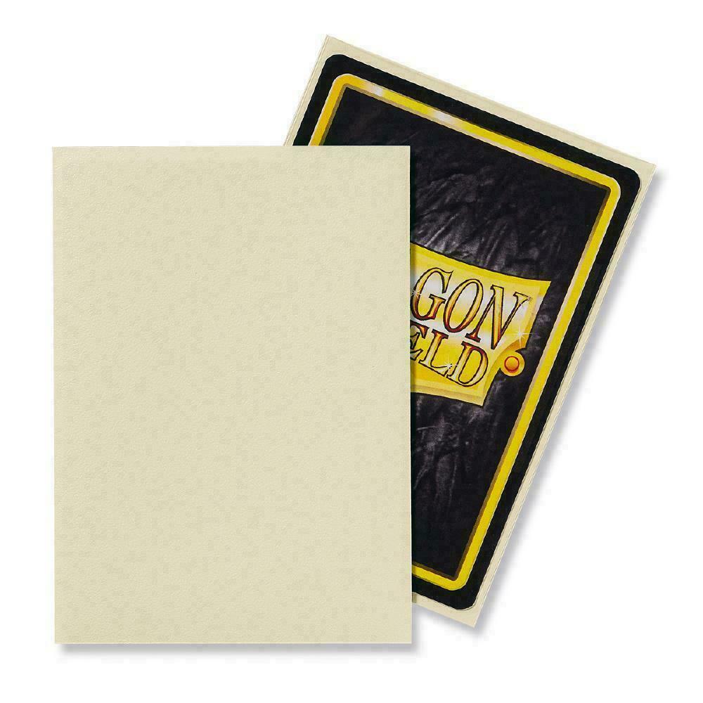 Dragon Shield Sleeves - Matte Ivory 100 Pieces - Racoon Cave